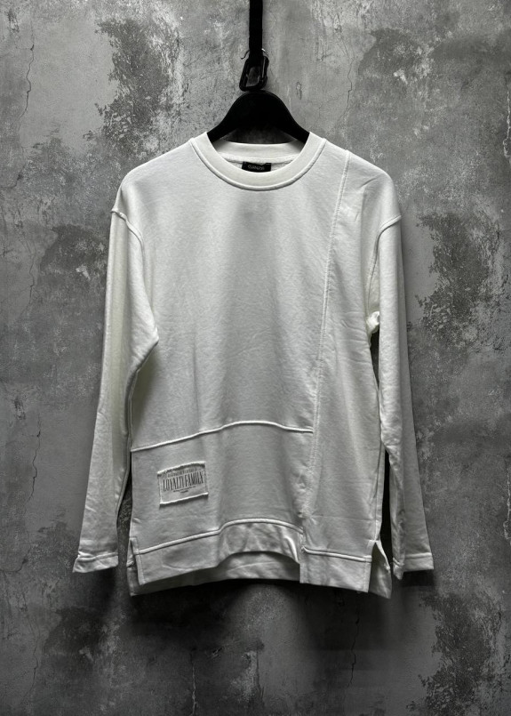 Лонгслів оверсайз loyalty білий MFStore Изображение Лонгслів оверсайз loyalty білий MFStore