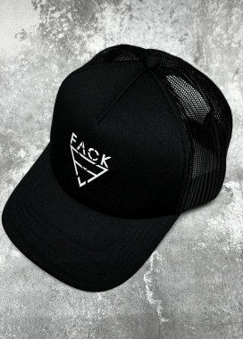 Кепка з принтом fuck чорна MFS Изображение Кепка з принтом fuck чорна MFS