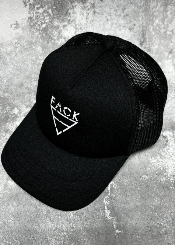 Кепка з принтом fuck чорна MFS Изображение Кепка з принтом fuck чорна MFS