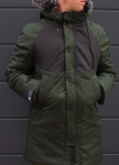 Зимняя куртка парка мужская хаки водоотталкивающая Taranis Изображение Зимняя куртка парка мужская хаки водоотталкивающая Taranis