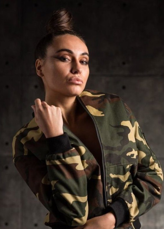 Бомбер женский Street камуфляж Изображение Бомбер женский Street камуфляж