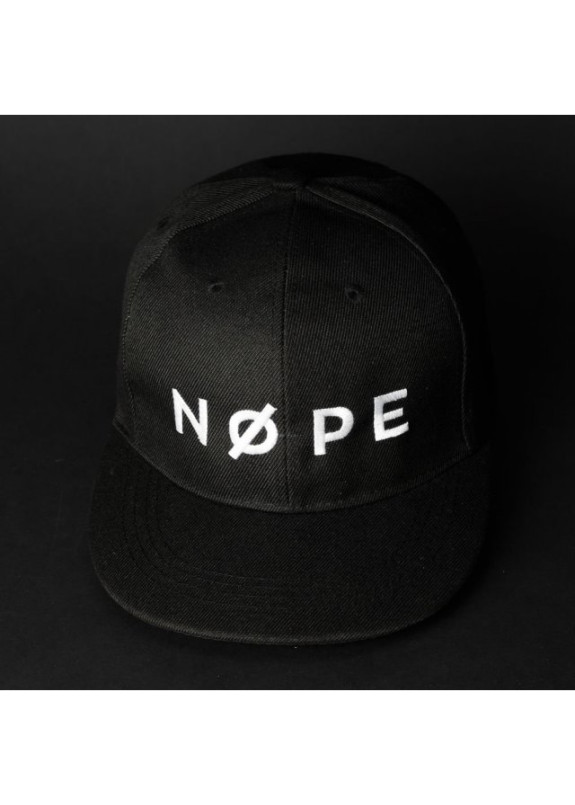 Снепбек мужской с вышивкой NOPE черный Black Limit Изображение Снепбек мужской с вышивкой NOPE черный Black Limit