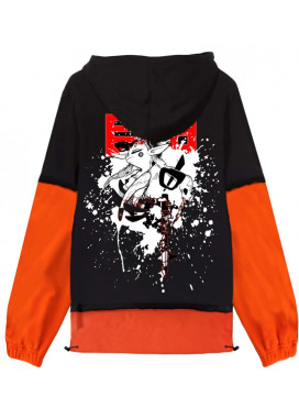 Кофта женская Miyuki Black/Orange Reflective Hood Изображение Кофта женская Miyuki Black/Orange Reflective Hood