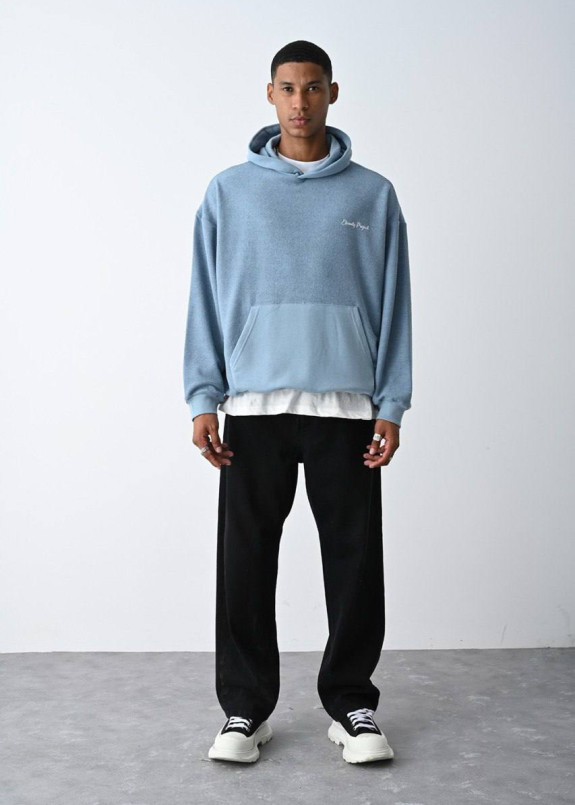 Худі оверсайз базове блакитне MFStore Изображение Худі оверсайз базове блакитне MFStore