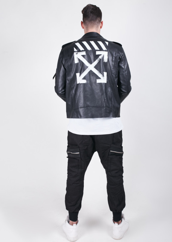 Куртка кож зам с лого спине MFStore Изображение Куртка кож зам с лого спине MFStore