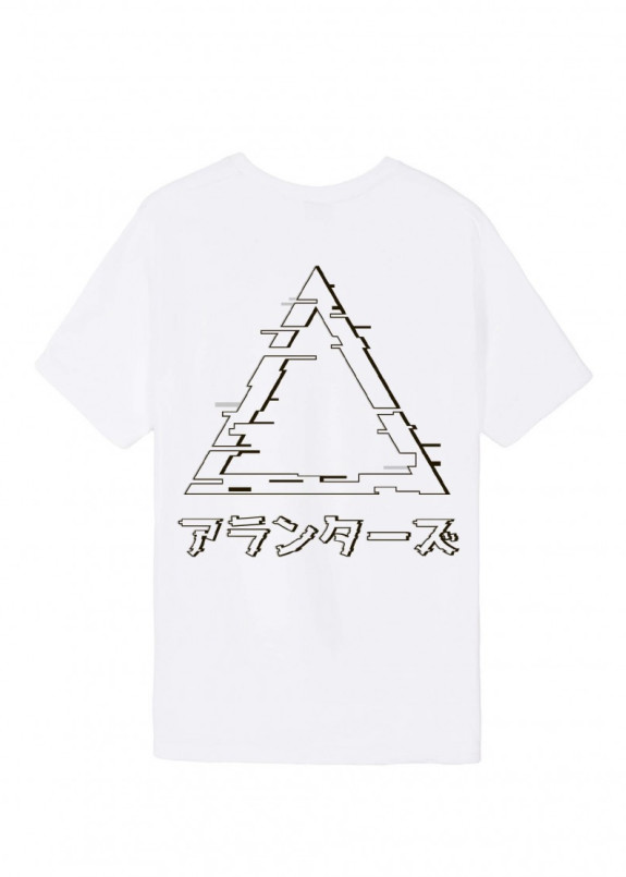 Футболка Glitch Logo White Tee Изображение Футболка Glitch Logo White Tee