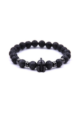 Браслет с бусин и шлемом Изображение Браслет с бусин и шлемом