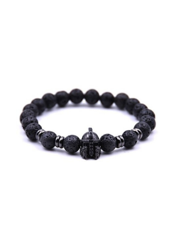 Браслет с бусин и шлемом Изображение Браслет с бусин и шлемом