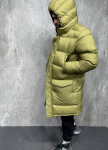 Удлиненная парка с капюшоном хаки MFStore Изображение Удлиненная парка с капюшоном хаки MFStore