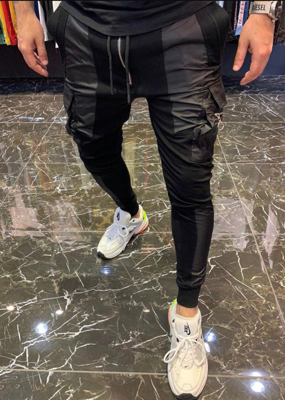 Брюки спортивные с вставками по всей длине MFStore Изображение Брюки спортивные с вставками по всей длине MFStore