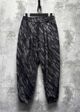 Штани вільного крою з малюнками смужки MFStore Изображение Штани вільного крою з малюнками смужки MFStore