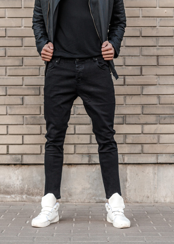 Узкие черные джинсы Mfstore Изображение Узкие черные джинсы Mfstore