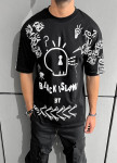 Футболка оверсайз с арт принтами чоловіча MFStore Изображение Футболка оверсайз с арт принтами чоловіча MFStore
