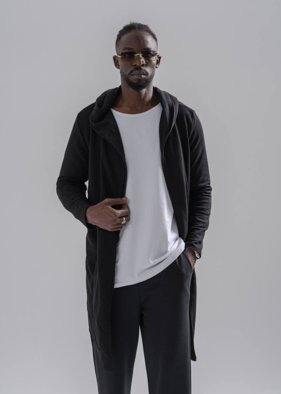 Мантія з капюшоном базова чорна MFStore Изображение Мантія з капюшоном базова чорна MFStore