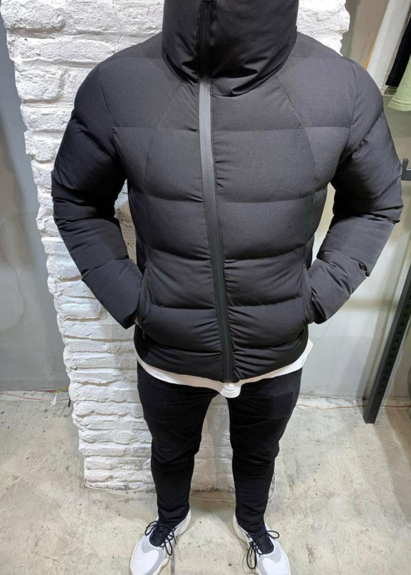 Изображение Куртка укороченная с матовой черной молнией MFStore