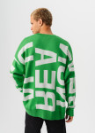 Светр вільного крою з текстом зелений MFStore Изображение Светр вільного крою з текстом зелений MFStore