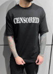 Футболка оверсайз censored черная MFStore Изображение Футболка оверсайз censored черная MFStore