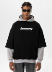 Худі оверзайз з подвійним рукавом human чорний MFStore Изображение Худі оверзайз з подвійним рукавом human чорний MFStore