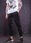 Спортивные штаны мужские черные Рокки Tur streetwear Изображение Спортивные штаны мужские черные Рокки Tur streetwear