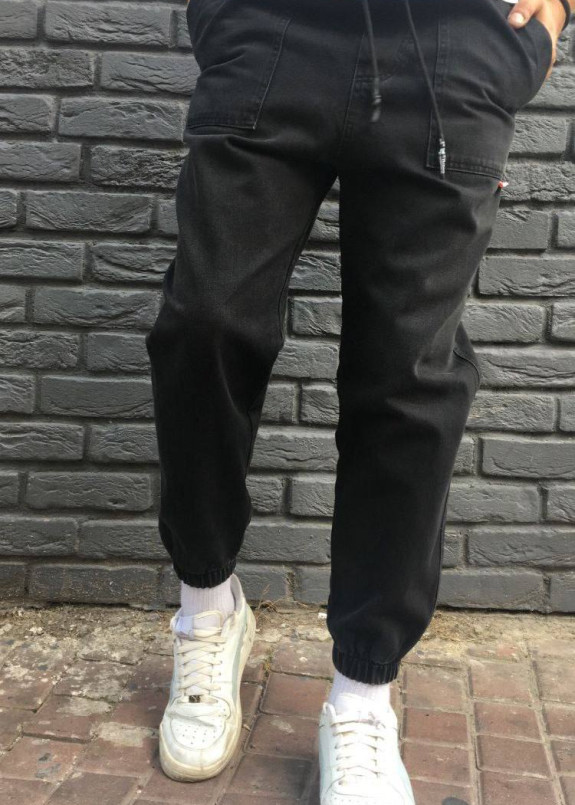 Джоггери чоловічі зі шнурками чорні MFStore Изображение Джоггери чоловічі зі шнурками чорні MFStore