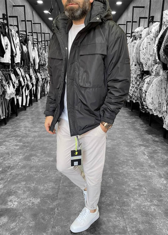 Демисезонная куртка с накладными карманами MFStore Изображение Демисезонная куртка с накладными карманами MFStore