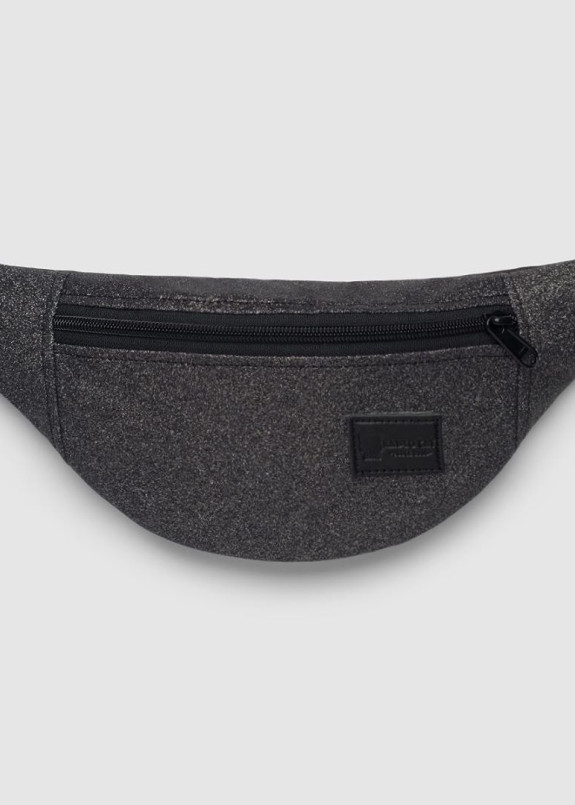 Черная бананка с блестками Изображение Черная бананка с блестками