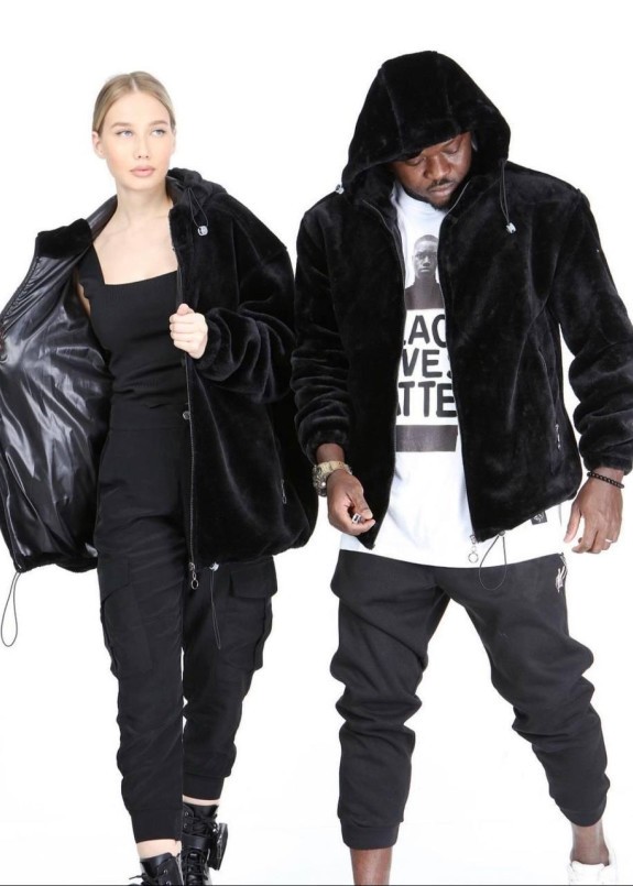 Утепленная велюровая куртка MFStore Изображение Утепленная велюровая куртка MFStore