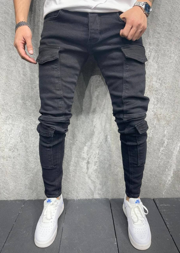 Джинсы с накладными карманами по всей длине MFStore Изображение Джинсы с накладными карманами по всей длине MFStore