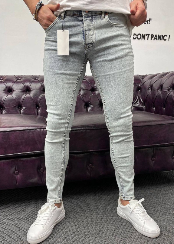 Джинси чоловічі вузькі до низу світлі MFStore Изображение Джинси чоловічі вузькі до низу світлі MFStore