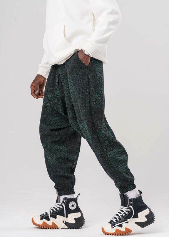 Стильні штани вільного крою галіфе темно-зелені MFStore Изображение Стильні штани вільного крою галіфе темно-зелені MFStore