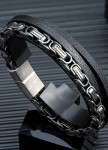 Модний браслет у стилі стім панк чорний MFStore Изображение Модний браслет у стилі стім панк чорний MFStore