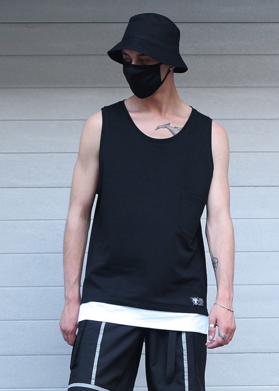 Майка мужская черная Герас Изображение Майка мужская черная Герас