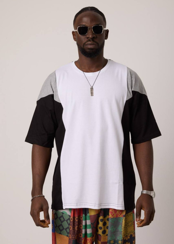 Стильна футболка вільного крою біла MFStore Изображение Стильна футболка вільного крою біла MFStore