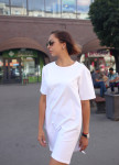 Изображение Платье-футболка женское белое