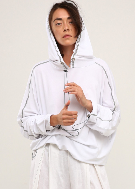 Худи трикотажное со светоотражающими элементами Roussin Изображение Худи трикотажное со светоотражающими элементами Roussin