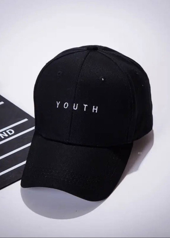 Стильна кепка з вишитими літерами чорна MFStore Изображение Стильна кепка з вишитими літерами чорна MFStore