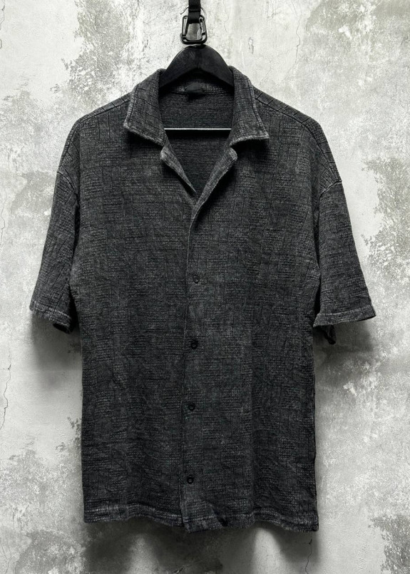 Сорочка бавовняна виварена сіра MFStore Изображение Сорочка бавовняна виварена сіра MFStore