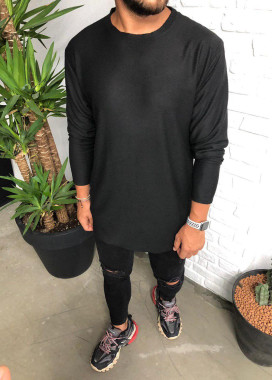 Лонгслив ребристый удлиненный Mfstore Изображение Лонгслив ребристый удлиненный Mfstore