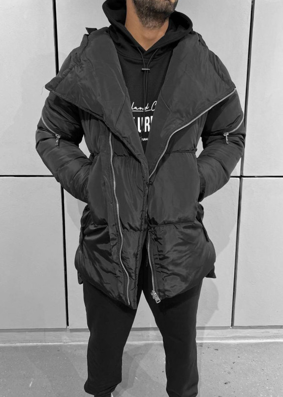 Парка дизайнерська з косою блискавкою MFStore Изображение Парка дизайнерська з косою блискавкою MFStore