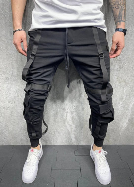 Брюки спортивные с затяжками по всей длине MFStore Изображение Брюки спортивные с затяжками по всей длине MFStore