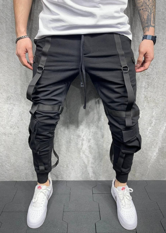 Брюки спортивные с затяжками по всей длине MFStore Изображение Брюки спортивные с затяжками по всей длине MFStore