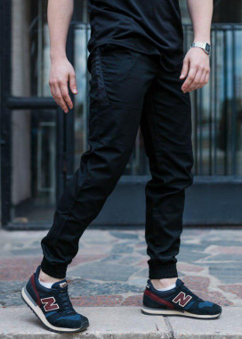 Черные карго штаны Мэд Макс с манжетами Tur streetwear Изображение Черные карго штаны Мэд Макс с манжетами Tur streetwear