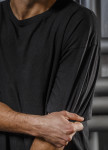 Изображение Футболка черная с карманом на грудях Mfstore