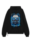 Худи Hinaku Soldier Oversized Black Hood Изображение Худи Hinaku Soldier Oversized Black Hood