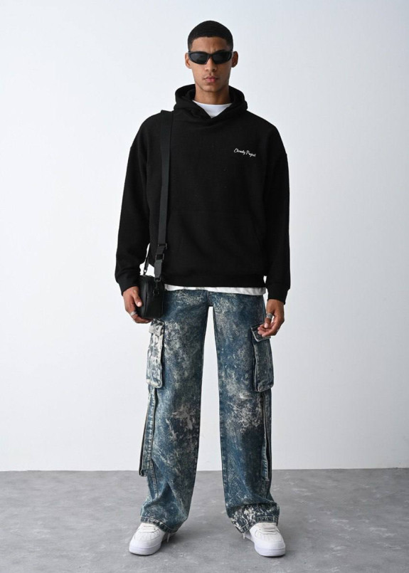 Худі оверсайз базове чорне MFStore Изображение Худі оверсайз базове чорне MFStore