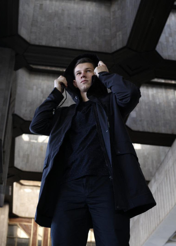 Демисезонная куртка парка мужская черная Рейдер Tur streetwear Изображение Демисезонная куртка парка мужская черная Рейдер Tur streetwear