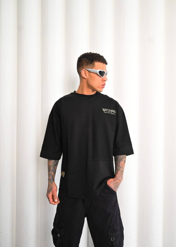 Футболка оверсайз дизайнерська limited чорна MFStore Изображение Футболка оверсайз дизайнерська limited чорна MFStore