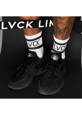 Носки мужские принт BLVCK LIMIT белые Изображение Носки мужские принт BLVCK LIMIT белые