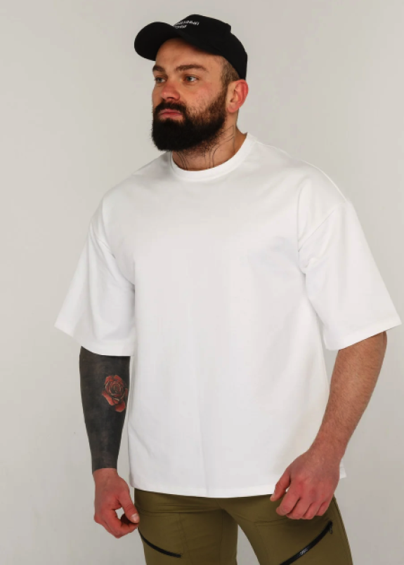 Футболка белая GORO Изображение Футболка белая GORO