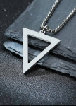 Намисто з трикутним кулоном хром MFStore Изображение Намисто з трикутним кулоном хром MFStore